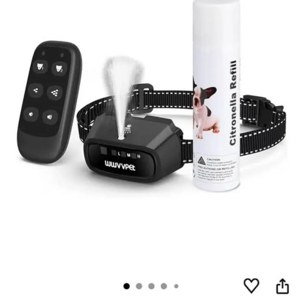 2 New Remote Spray Dog Training Collars and three Spray Refills